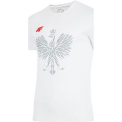 Koszulka kibica PZLA męska TSMF101 - biały. Koszulki sportowe męskie 4f. Za 179.99 zł.