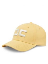 Elisabetta Franchi Czapka z daszkiem CL-06F-51E2-V160 Żółty. Żółte rękawiczki damskie Elisabetta Franchi, bez wzorów, z bawełny. Za 479.99 zł.