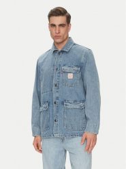 Levi's® Kurtka jeansowa Engineer A0744-0003 Niebieski Relaxed Fit. Niebieskie kurtki męskie l, bez wzorów, z bawełny, bez kaptura. Za 379.99 zł.