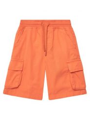 Coccodrillo Szorty materiałowe WC5119501HBJ Pomarańczowy Regular Fit. Brązowe szorty dla chłopców COCCODRILLO, bez wzorów, z bawełny. Za 49.90 zł.