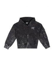 Bluza z bawełna z kaptur na co dzień na siłownię. Czarne bluzy damskie LEONE 1947 APPAREL, bez wzorów, z bawełny, bez kaptura. Za 248.39 zł.