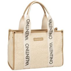 Valentino by Mario Valentino Torba shopper Special Camy Torby na zakupy 1 ct Nude Damski. Brązowe torebki shopper damskie Valentino by Mario Valentino, bez wzorów, z materiału, bez dodatków. Za 493.99 zł.