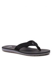 Quiksilver Japonki AQYL101323 Czarny. Czarne buty sportowe męskie Quiksilver, ze skóry, sportowe. Za 79.99 zł.