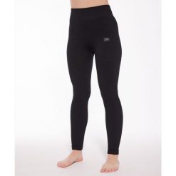 Legginsy damskie Brubeck JOGA MERINO. Czarne legginsy damskie Brubeck, bez wzorów. Za 199.99 zł.