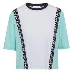 Koszulka damska DIADORA L. SS T-SHIRT BE ONE TECH. Białe koszulki sportowe damskie Diadora, l, bez wzorów, bez kołnierzyka, bez ramiączek. Za 49.99 zł.