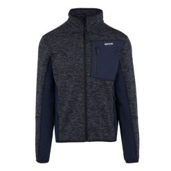 Męska Bluza Polarowa Baslinn Marl Z Pełnym Zamkiem Błyskawicznym. Niebieskie bluzy męskie Regatta, na zimę, m, bez wzorów, z polaru, bez kaptura. Za 105.99 zł.