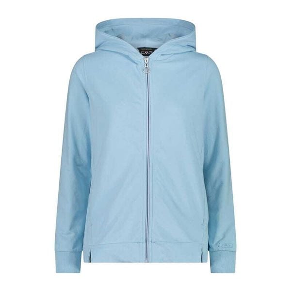 Bluza damska z kapturem CMP. Niebieskie bluzy damskie CMP, l, bez wzorów, z bawełny, z kapturem, trekkingowe. Za 258.50 zł.