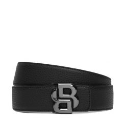 Pasek BOSS. Czarne paski damskie Boss, bez wzorów. Za 449.99 zł.