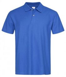 Chabrowa Bawełniana Koszulka POLO -STEDMAN- Męska, Krótki Rękaw, z Kołnierzykiem, Niebieska. Niebieskie koszulki polo męskie Stedman, m, bez wzorów, z bawełny, bez ramiączek. Za 89.00 zł.
