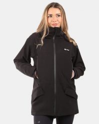 Damski outdoorowy płaszcz Kilpi AYRA-W. Czarne płaszcze damskie Kilpi, m, bez wzorów, z materiału, bez kaptura. Za 525.33 zł.
