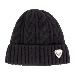 Czapka zimowa damska Rossignol Naya. Czarne czapki i kapelusze damskie Rossignol, na zimę, bez wzorów, sportowe. Za 159.99 zł.