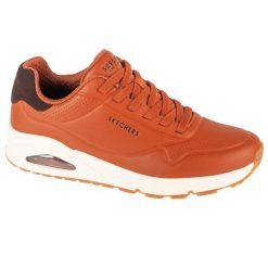Buty sportowe Sneakersy męskie, Uno - Tailored Air. Brązowe buty sportowe męskie Skechers, bez zapięcia, trekkingowe. Za 349.99 zł.