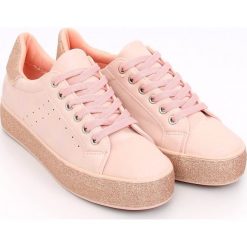 Trampki damskie różowe R249 Pink. Czerwone trampki i tenisówki damskie ButyModne, bez wzorów, z materiału, sportowe, bez zapięcia. Za 67.96 zł.