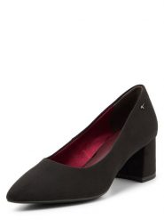 Tamaris Czółenka Kobiety Sztuczna skóra czarny, 39. Czarne czółenka damskie Tamaris, bez wzorów, ze skóry, biznesowe, bez obcasa, na obcasie, bez zapięcia. Za 299.95 zł.