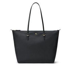 Torebka LAUREN RALPH LAUREN. Czarne torebki do ręki damskie Lauren Ralph Lauren, bez wzorów, bez dodatków. Za 529.99 zł.