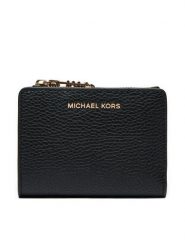MICHAEL Michael Kors Portfel 32S4G8ED7L Czarny. Czarne portfele damskie MICHAEL Michael Kors, bez wzorów, ze skóry. Za 379.99 zł.
