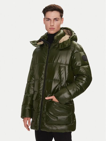 Save The Duck Kurtka zimowa D40292M LUCK19 Zielony Regular Fit. Zielone kurtki męskie SAVE THE DUCK, na zimę, m, bez wzorów, z syntetyku, bez kaptura. Za 969.00 zł.