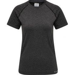 Koszulka damska Hummel hmlci. Czarne koszulki sportowe damskie Hummel, xs, bez wzorów, sportowe, bez kołnierzyka. Za 256.50 zł.