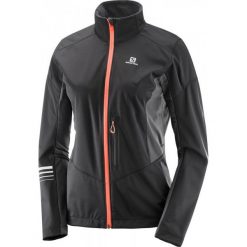 Salomon Lightning Sshell Jkt W Black/Forged Iron S. Kurtki sportowe damskie marki Salomon. W wyprzedaży za 459.00 zł.