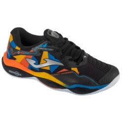 Buty do tenisa męskie, Smash Men 25 TSMAW. Czarne buty sportowe męskie Joma, bez zapięcia, tenisowe. Za 449.99 zł.