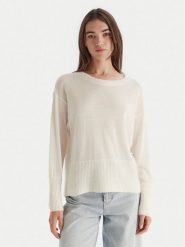 Armani Exchange Sweter XW000772 AF16602 U1003 Écru Relaxed Fit. Swetry damskie Armani Exchange, xl, bez wzorów, z wełny, bez kołnierzyka, bez ramiączek, bez kaptura. Za 599.99 zł.