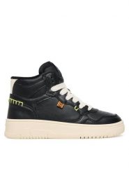 Geox Sneakersy J Lestrella J56NLA 000BC C9999 S Czarny. Czarne buty sportowe dziewczęce Geox, bez wzorów, ze skóry, bez zapięcia. Za 199.99 zł.