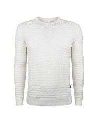 Xagon Man Sweter "Finezza" | 1&B0218 | Mężczyzna | Kremowy. Białe swetry przez głowę męskie Xagon, m, bez wzorów, z poliamidu, bez kołnierzyka. W wyprzedaży za 179.00 zł.
