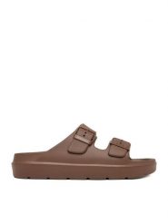 Roxy Klapki CEOWB-835120 Brązowy. Brązowe klapki damskie Roxy, bez wzorów, z syntetyku, bez obcasa. Za 99.99 zł.