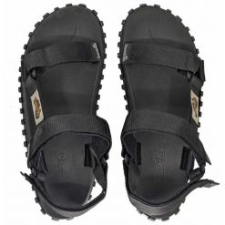 Sandały Gumbies Scrambler Sandal G-SC-UNI-BLACK czarne. Czarne sandały męskie z gumy, bez zapięcia. Za 298.61 zł.