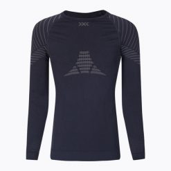 Longsleeve termoaktywny męski X-Bionic Invent 4.0 LS. Czarne bluzki z długim rękawem męskie XBIONIC, m, bez wzorów, bez kołnierzyka. Za 339.99 zł.