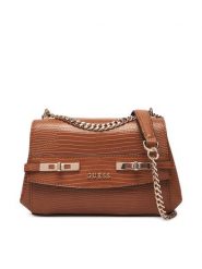 Guess Torebka Melinda Mini HWKL99 33780 Brązowy. Brązowe torebki do ręki damskie Guess, z aplikacjami, ze skóry, wizytowe, bez dodatków. Za 589.99 zł.