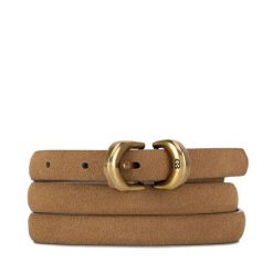 Pasek Damski GINO ROSSI. Brązowe paski damskie Gino Rossi, bez wzorów. Za 99.99 zł.