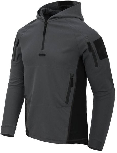 Helikon-Tex Bluza RANGE HOODIE - TopCool - Shadow Grey/Czarny. Czarne bluzy męskie HELIKON-TEX, m, bez wzorów, bez kaptura. Za 205.63 zł.