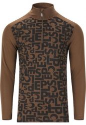 Sweter zapinany na zamek Slope Rei AOP Printed. Brązowe kardigany męskie SLOPE, l, bez wzorów, z materiału. Za 146.00 zł.