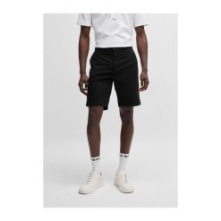 Szorty BOSS Chino-slim-Shorts czarny (50536723-001). Czarne krótkie spodenki sportowe męskie Boss, bez wzorów, trekkingowe. Za 289.00 zł.