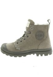 Buty sportowe Sneakersy damskie, Palladium Pampa Hi Zip WL. Brązowe obuwie sportowe damskie Palladium, bez wzorów, z materiału, trekkingowe. Za 479.99 zł.