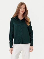 Vero Moda Koszula Merle 10334598 Zielony Regular Fit. Zielone bluzki damskie Vero Moda, s, bez wzorów, z syntetyku, bez kołnierzyka, bez ramiączek. Za 89.99 zł.
