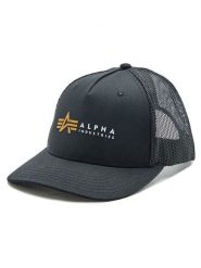 Alpha Industries Czapka z daszkiem Label 106901 Czarny. Czarne rękawiczki damskie Alpha Industries, bez wzorów, z bawełny. Za 79.99 zł.