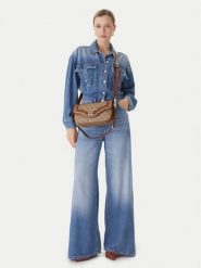 Guess Torebka 178712 Brązowy. Brązowe torebki do ręki damskie Guess, z aplikacjami, z materiału, bez dodatków. Za 309.99 zł.