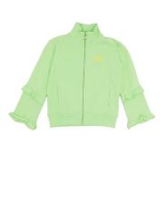 Bluza z pełny zamek błyskawiczny na co dzień. Zielone bluzy damskie LEONE 1947 APPAREL, bez wzorów, bez kaptura, na fitness i siłownię. Za 84.16 zł.
