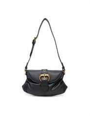 PINKO Torebka Jolene Shoulder Mini PE 25 PLTT 102802 A270 Czarny. Czarne torebki do ręki damskie Pinko, bez wzorów, ze skóry, bez dodatków. Za 1,019.00 zł.