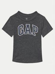 Gap T-Shirt 609749-01 Szary Regular Fit. Szare t-shirty dla chłopców GAP, bez wzorów, z bawełny, bez ramiączek. Za 39.99 zł.
