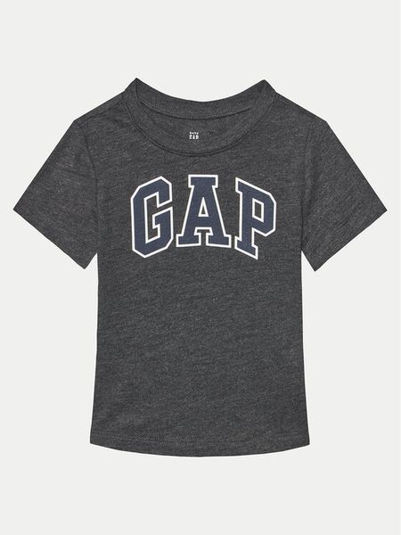 Gap T-Shirt 609749-01 Szary Regular Fit. Szare t-shirty dla chłopców GAP, bez wzorów, z bawełny, bez ramiączek. Za 39.99 zł.