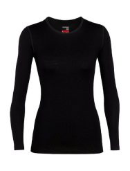 Koszulka Termiczna Damska Icebreaker 260 Tech LS Crewe. Niebieskie t-shirty damskie Icebreaker, m, bez wzorów, z materiału, bez kołnierzyka. Za 471.99 zł.