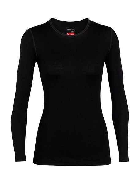 Koszulka Termiczna Damska Icebreaker 260 Tech LS Crewe. Niebieskie t-shirty damskie Icebreaker, m, bez wzorów, z materiału, bez kołnierzyka. Za 471.99 zł.
