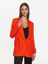 TWINSET Marynarka 231TT2144 Pomarańczowy Regular Fit. Brązowe żakiety damskie Twinset, bez wzorów, z wiskozy. Za 1,189.00 zł.