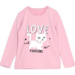 Jasnoróżowa Bluzka Pink Peony. Różowe bluzki dla dziewczynek Born2be. Za 29.99 zł.
