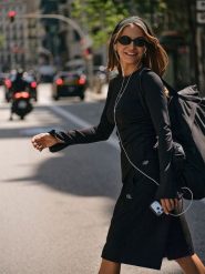 4F Spodenki casual damskie 4F x Anna Lewandowska - czarne L. Czarne szorty sportowe damskie 4f, l, bez wzorów, z dzianiny, casualowe, z podwyższonym stanem, do biegania. Za 149.99 zł.