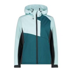 Kurtka damska turystyczna CMP 34A3086. Zielone kurtki damskie CMP, s, bez wzorów, bez kaptura. Za 502.35 zł.