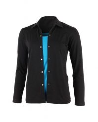 Koszulka merino dla kobiet AMANDA. Czarne t-shirty damskie LASTING, s, bez wzorów, z jersey, bez kołnierzyka. Za 653.45 zł.